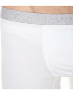 HANRO Pack Of Two Cotton Essentials Stretch-cotton Trunks -Outlet Daily Tops Store 102 1000262 73078 WHITEGREY ALT04