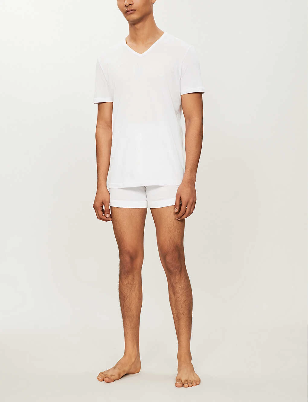 Emporio Armani Pack Of Two V-neck Cotton-jersey T-shirts 3 Emporio Armani Pack Of Two V-neck Cotton-jersey T-shirts - Image 3