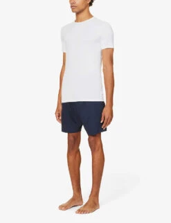 Crewneck Modal T-shirt 8 Crewneck Modal T-shirt -Outlet Daily Tops Store 102 89001966 8007ALEX001WHI WHITE ALT01