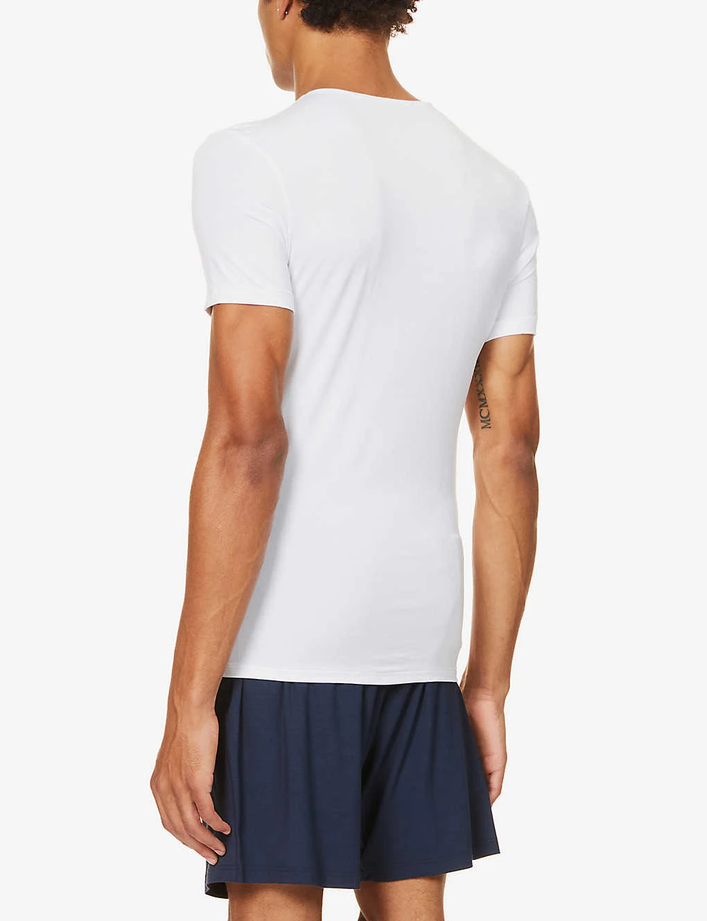 Crewneck Modal T-shirt 5 Crewneck Modal T-shirt - Image 5