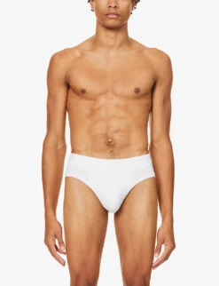 Slim-fit Modal Briefs 7 Slim-fit Modal Briefs -Outlet Daily Tops Store 102 89001966 8527ALEX001WHI WHITE ALT02