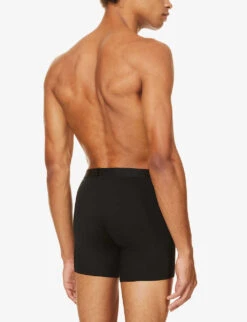 Alex Regular-fit Stretch-modal Trunks -Outlet Daily Tops Store 102 89001966 8567ALEX001BLA BLACK ALT03