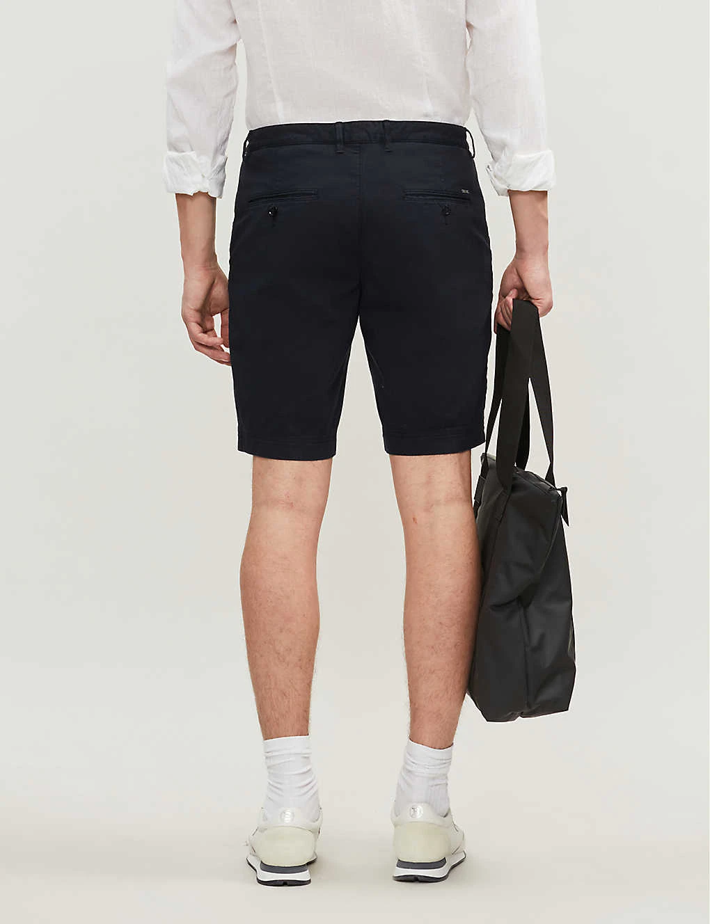 Boss Regular-fit Cotton-blend Twill Chino Shorts 4 Boss Regular-fit Cotton-blend Twill Chino Shorts - Image 4