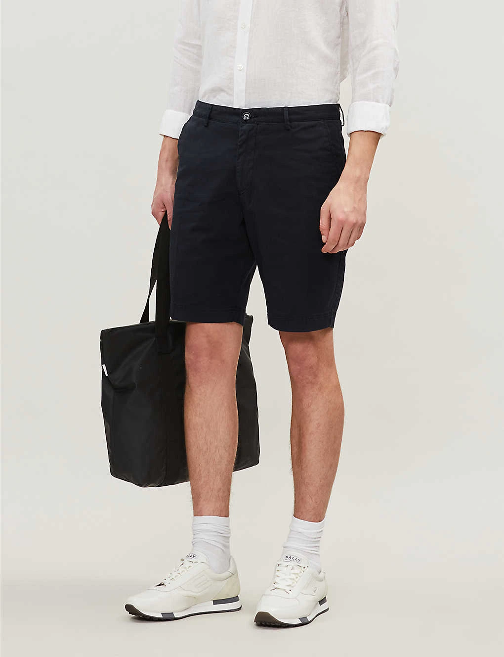 Boss Regular-fit Cotton-blend Twill Chino Shorts 2 Boss Regular-fit Cotton-blend Twill Chino Shorts - Image 2