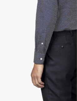 ETON Slim-fit Cotton-twill Shirt 7 ETON Slim-fit Cotton-twill Shirt -Outlet Daily Tops Store 847 10065 322579511 BLUE ALT03