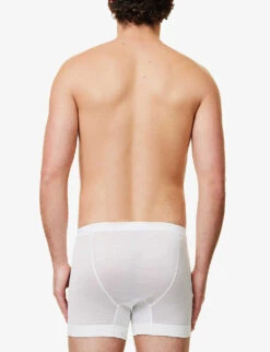 Classic Jersey Boxer Briefs 7 Classic Jersey Boxer Briefs -Outlet Daily Tops Store R00015585 WHITE ALT02