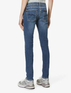 Nudie Jeans Skinny Lin Tapered Jeans 10 Nudie Jeans Skinny Lin Tapered Jeans -Outlet Daily Tops Store R00039443 DARKBLUENAVY ALT03