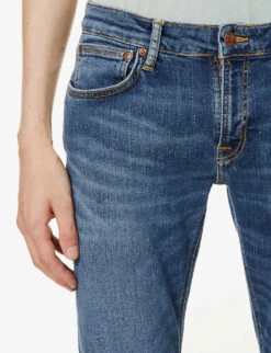 Nudie Jeans Skinny Lin Tapered Jeans 11 Nudie Jeans Skinny Lin Tapered Jeans -Outlet Daily Tops Store R00039443 DARKBLUENAVY ALT04