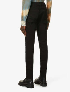 Nudie Jeans Tight Terry Straight Stretch-denim Jeans -Outlet Daily Tops Store R00039447 EVERBLACK ALT03