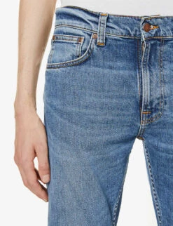 Nudie Jeans Lean Dean Slim-fit Tapered Jeans -Outlet Daily Tops Store R00039449 LOSTORANGE ALT04