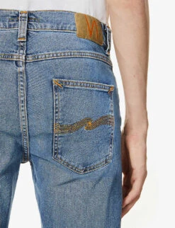 Nudie Jeans Lean Dean Slim-fit Tapered Jeans -Outlet Daily Tops Store R00039449 LOSTORANGE ALT05