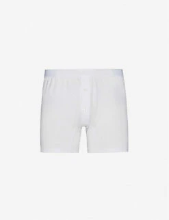 Sunspel Superfine Two–button Boxer Shorts