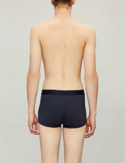 Sunspel Stretch-cotton Trunks -Outlet Daily Tops Store R00053605 NAVY ALT01