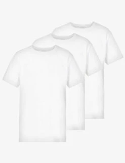 Calvin Klein Pack Of Three Cotton-jersey T-shirts