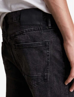 AllSaints Cigarette Mid-rise Skinny Jeans -Outlet Daily Tops Store R03653451 WASHEDBLACK ALT04