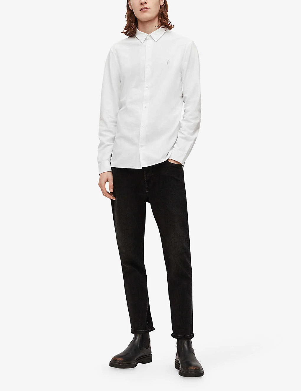 AllSaints Lovell Slim-fit Cotton Shirt 2 AllSaints Lovell Slim-fit Cotton Shirt - Image 2