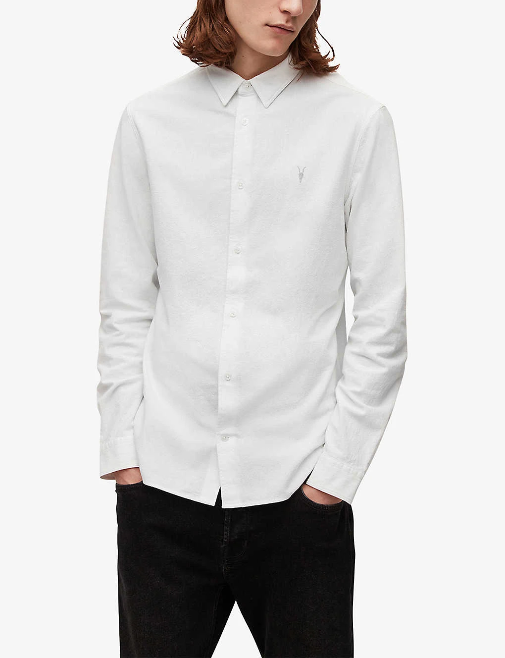 AllSaints Lovell Slim-fit Cotton Shirt 3 AllSaints Lovell Slim-fit Cotton Shirt - Image 3