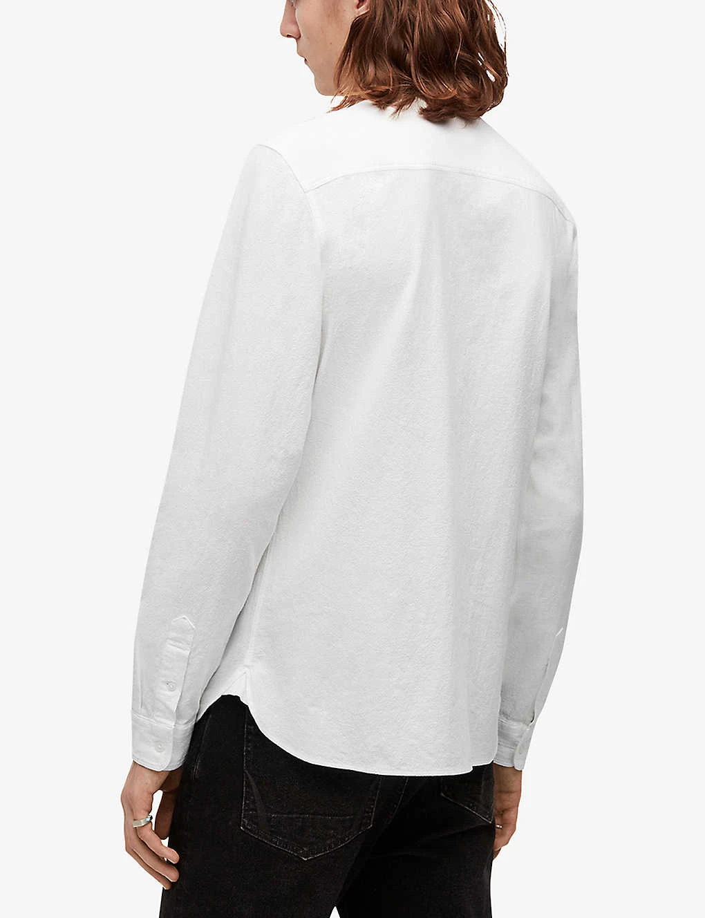 AllSaints Lovell Slim-fit Cotton Shirt 4 AllSaints Lovell Slim-fit Cotton Shirt - Image 4