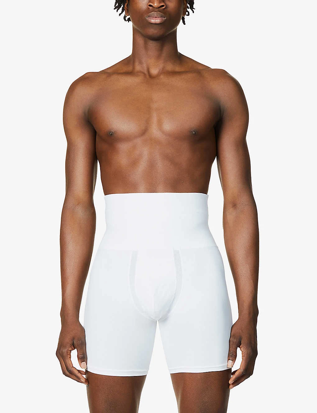 Spanx Ultra-Sculpt Shaping High-rise Slim-fit Stretch-cotton Boxers 2 Spanx Ultra-Sculpt Shaping High-rise Slim-fit Stretch-cotton Boxers - Image 2