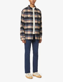 Paige Federal Slim-fit Straight-leg Stretch-cotton Jeans -Outlet Daily Tops Store R03710104 RICHNAVY ALT01