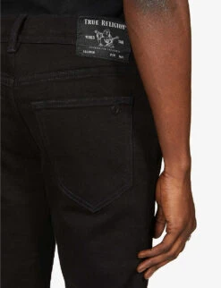 True Religion Rocco No Flap Regular-fit Slim Jeans -Outlet Daily Tops Store R03719655 BODYRINSEBLACK ALT04