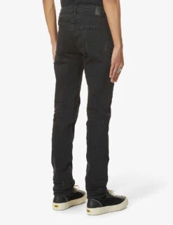 True Religion Rocco Skinny Slim-fit Stretch-denim Jeans 10 True Religion Rocco Skinny Slim-fit Stretch-denim Jeans -Outlet Daily Tops Store R03719661 BLACK ALT03