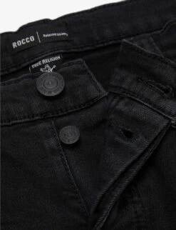 True Religion Rocco Skinny Slim-fit Stretch-denim Jeans 13 True Religion Rocco Skinny Slim-fit Stretch-denim Jeans -Outlet Daily Tops Store R03719661 BLACK ALT06