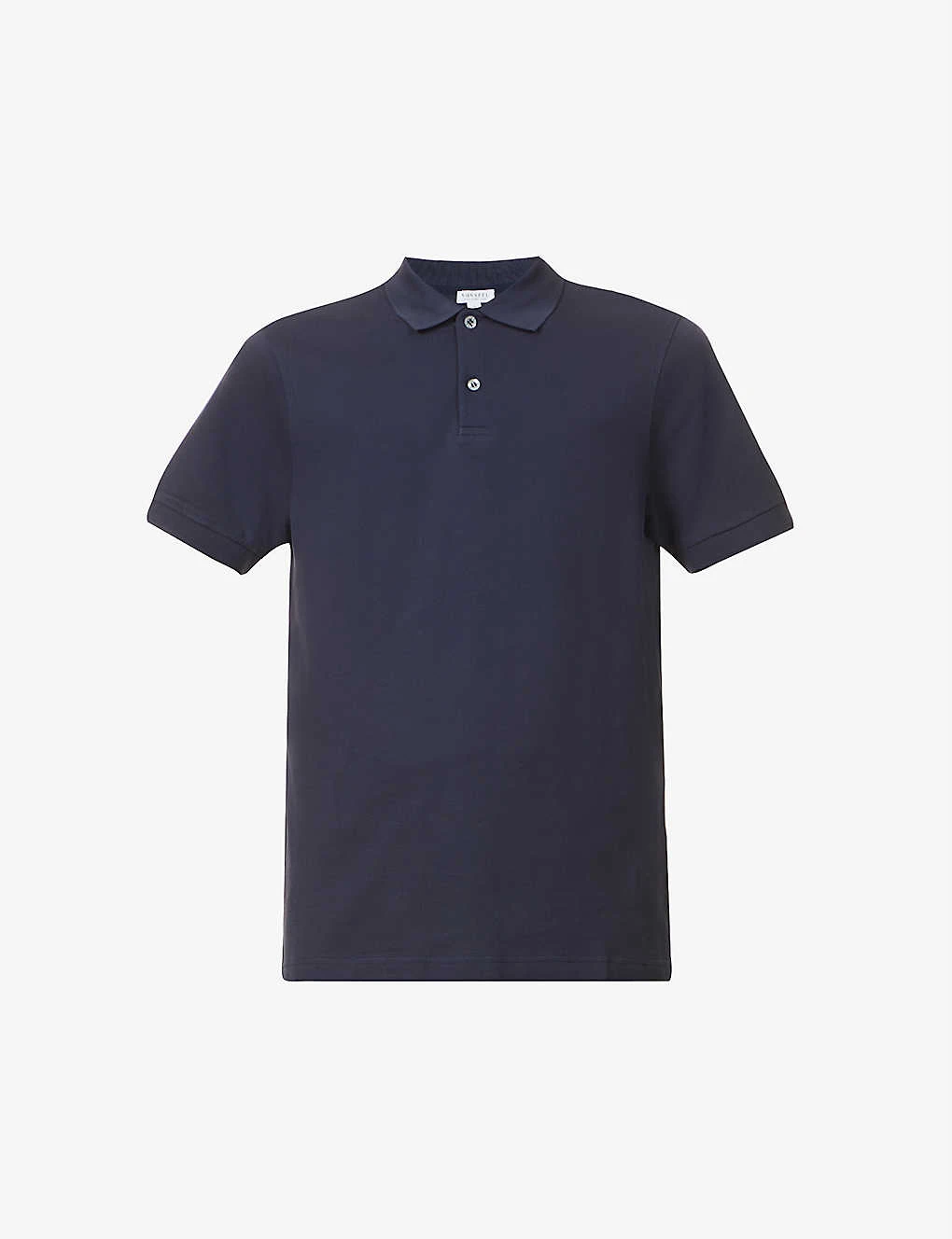 Sunspel Short-sleeved Cotton- Piqué Polo Shirt 1 Sunspel Short-sleeved Cotton- Piqué Polo Shirt