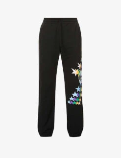 Gucci Diagonal Stars Relaxed-fit Cotton-jersey Jogging Bottoms