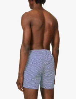 Classic Graphic-print Regular-fit Swim Shorts -Outlet Daily Tops Store R03766967 NAVY ALT03