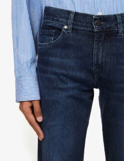 7 For All Mankind Standard Luxe Performance Regular-fit Straight-leg Stretch-denim Jeans 11 7 For All Mankind Standard Luxe Performance Regular-fit Straight-leg Stretch-denim Jeans -Outlet Daily Tops Store R03785727 DARKBLUE ALT04