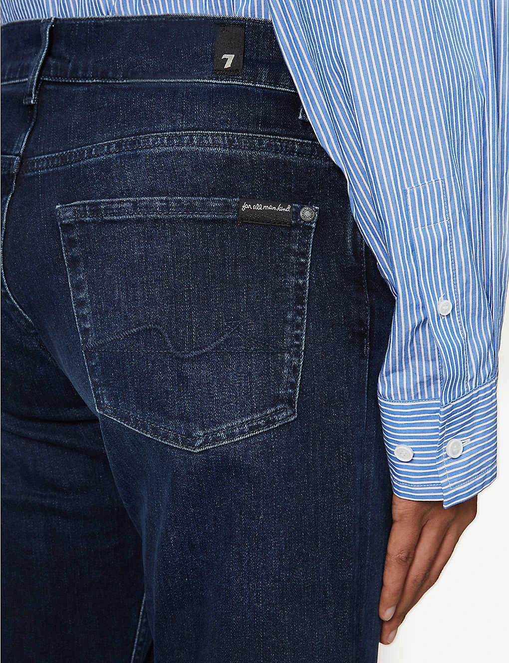 7 For All Mankind Standard Luxe Performance Regular-fit Straight-leg Stretch-denim Jeans 6 7 For All Mankind Standard Luxe Performance Regular-fit Straight-leg Stretch-denim Jeans - Image 6