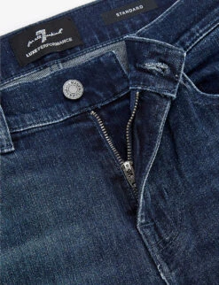 7 For All Mankind Standard Luxe Performance Regular-fit Straight-leg Stretch-denim Jeans 13 7 For All Mankind Standard Luxe Performance Regular-fit Straight-leg Stretch-denim Jeans -Outlet Daily Tops Store R03785727 DARKBLUE ALT06