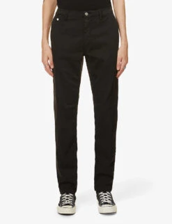 Replay Benni Hyperflex Straight-fit Straight-leg Stretch-denim Chino 9 Replay Benni Hyperflex Straight-fit Straight-leg Stretch-denim Chino -Outlet Daily Tops Store R03789927 BLACK ALT02