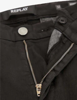 Replay Benni Hyperflex Straight-fit Straight-leg Stretch-denim Chino 13 Replay Benni Hyperflex Straight-fit Straight-leg Stretch-denim Chino -Outlet Daily Tops Store R03789927 BLACK ALT06