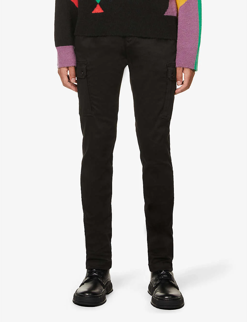 Replay Jaan Hyperflex Slim-fit Slim-leg Cotton-blend Cargo Trousers 3 Replay Jaan Hyperflex Slim-fit Slim-leg Cotton-blend Cargo Trousers - Image 3