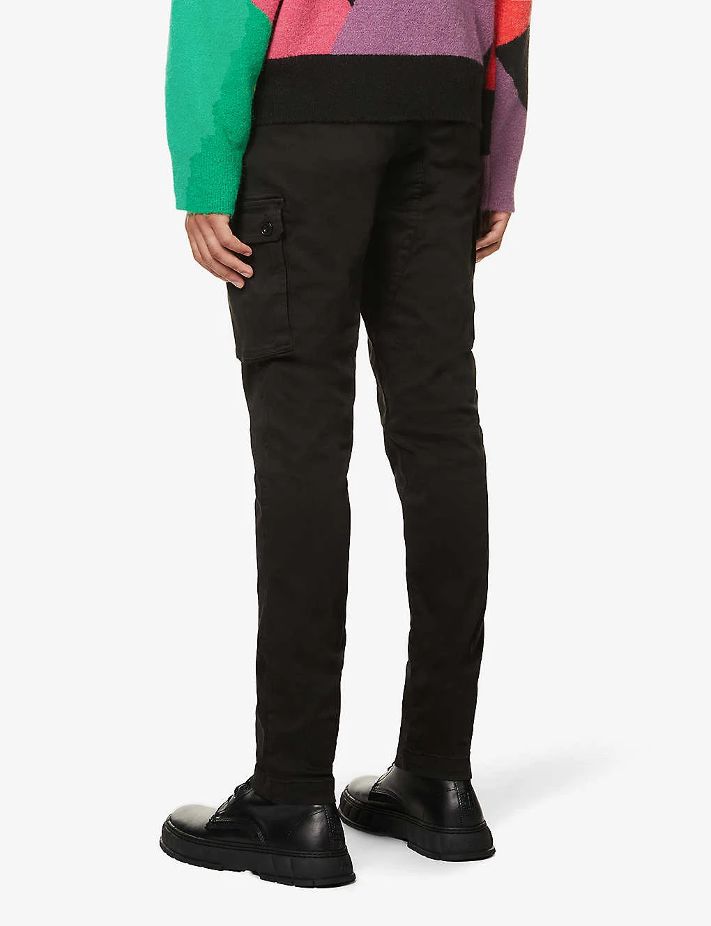 Replay Jaan Hyperflex Slim-fit Slim-leg Cotton-blend Cargo Trousers 4 Replay Jaan Hyperflex Slim-fit Slim-leg Cotton-blend Cargo Trousers - Image 4