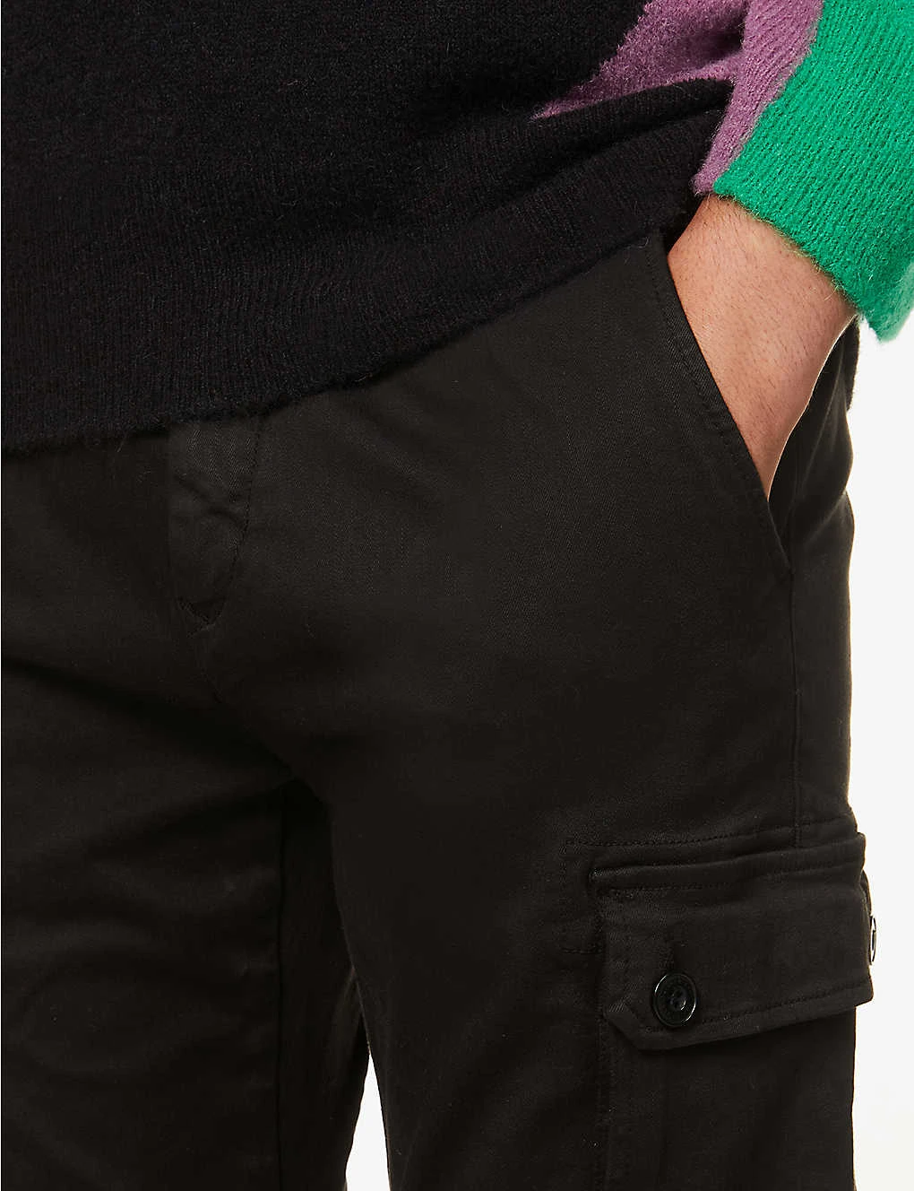 Replay Jaan Hyperflex Slim-fit Slim-leg Cotton-blend Cargo Trousers 5 Replay Jaan Hyperflex Slim-fit Slim-leg Cotton-blend Cargo Trousers - Image 5