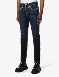 True Religion Rocco Skinny-leg Stretch-denim Jeans -Outlet Daily Tops Store R03791057 MURKYTIDE ALT02