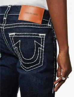 True Religion Rocco Skinny-leg Stretch-denim Jeans -Outlet Daily Tops Store R03791057 MURKYTIDE ALT05