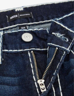 True Religion Rocco Skinny-leg Stretch-denim Jeans -Outlet Daily Tops Store R03791057 MURKYTIDE ALT06