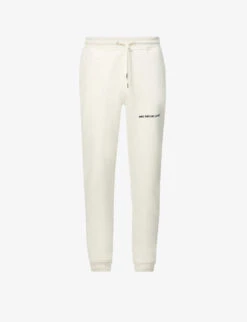 Staple Brand-print Cotton-blend Jogging Bottoms