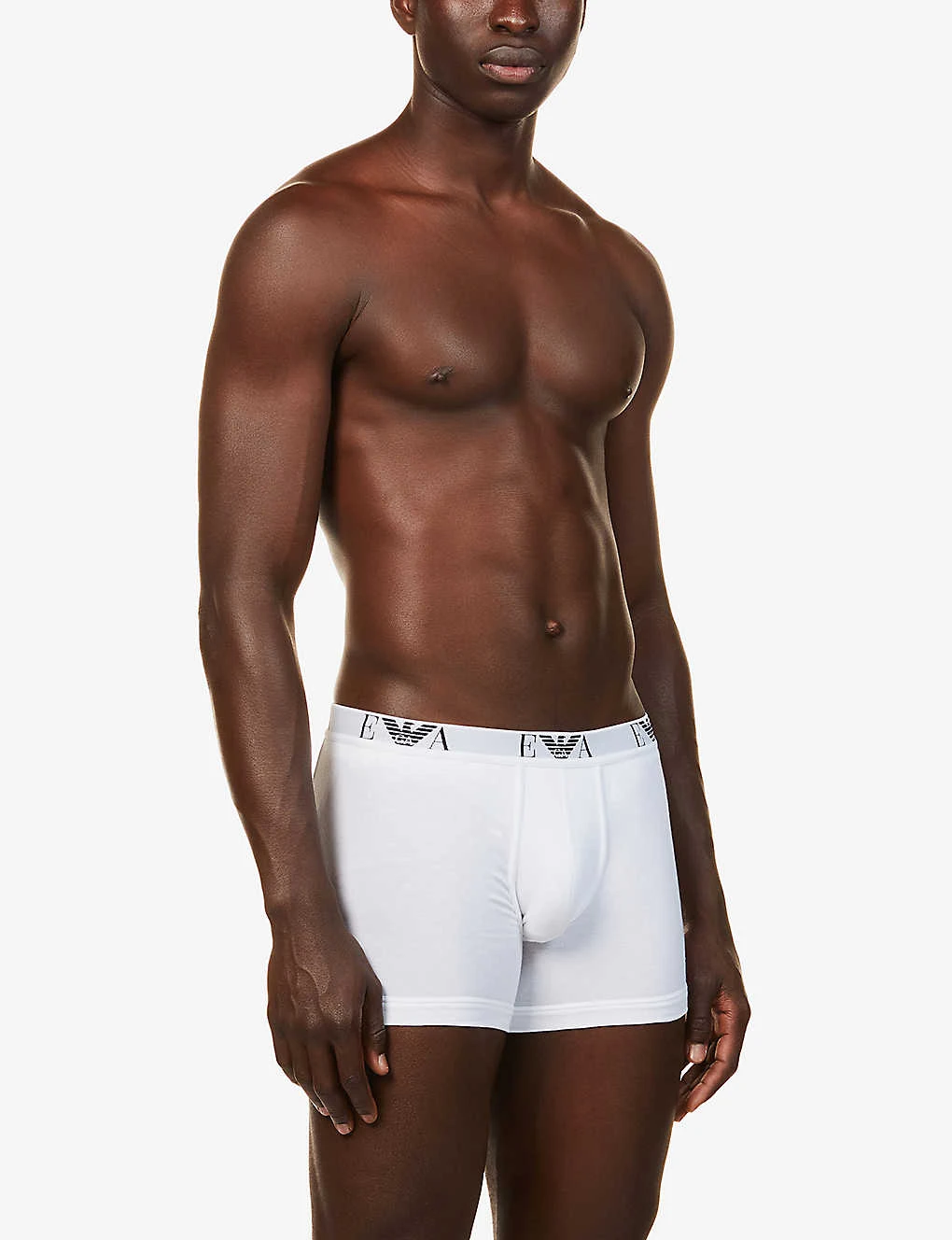 Emporio Armani Pack Of Two Logo-embellished Stretch-cotton Boxers 2 Emporio Armani Pack Of Two Logo-embellished Stretch-cotton Boxers - Image 2