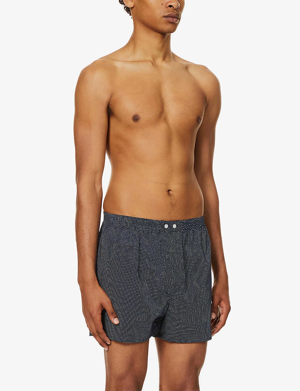 Plaza Polka Dot-pattern Classic-fit Cotton Boxer Briefs 2 Plaza Polka Dot-pattern Classic-fit Cotton Boxer Briefs - Image 2