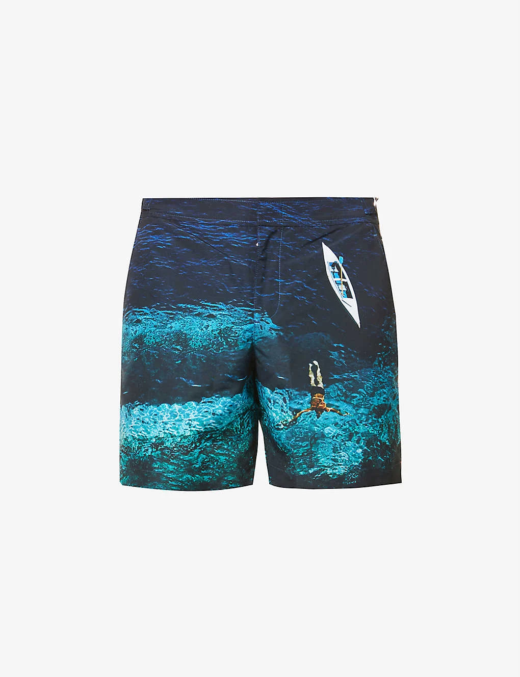 ORLEBAR BROWN Bulldog Photo Graphic-print Slim-fit Swim Shorts 1 ORLEBAR BROWN Bulldog Photo Graphic-print Slim-fit Swim Shorts