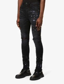 Slim-fit Skinny Stretch-denim Jeans -Outlet Daily Tops Store R03857858 BLACK ALT02