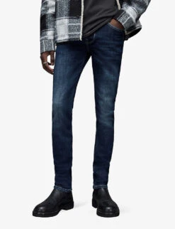 AllSaints Cigarette Skinny Stretch-denim Jeans -Outlet Daily Tops Store R03861337 INDIGO ALT02