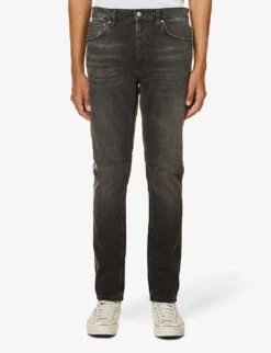 Nudie Jeans Lean Dean Slim-fit Mid-rise Stretch-denim Tapered Jeans 9 Nudie Jeans Lean Dean Slim-fit Mid-rise Stretch-denim Tapered Jeans -Outlet Daily Tops Store R03862760 BLACKEYES ALT02