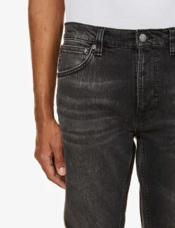 Nudie Jeans Lean Dean Slim-fit Mid-rise Stretch-denim Tapered Jeans 11 Nudie Jeans Lean Dean Slim-fit Mid-rise Stretch-denim Tapered Jeans -Outlet Daily Tops Store R03862760 BLACKEYES ALT04