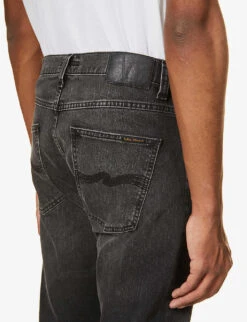 Nudie Jeans Lean Dean Slim-fit Mid-rise Stretch-denim Tapered Jeans 12 Nudie Jeans Lean Dean Slim-fit Mid-rise Stretch-denim Tapered Jeans -Outlet Daily Tops Store R03862760 BLACKEYES ALT05